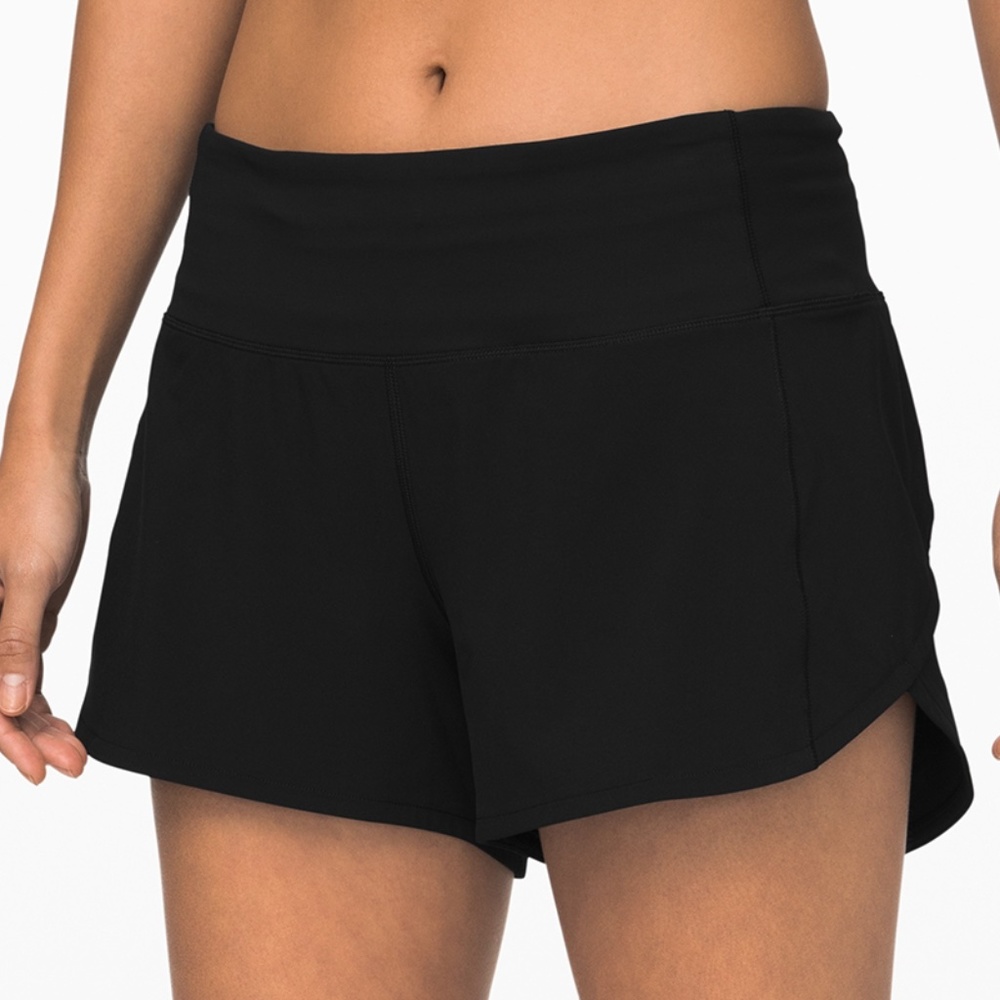 Black Lululemon Speed Up Short